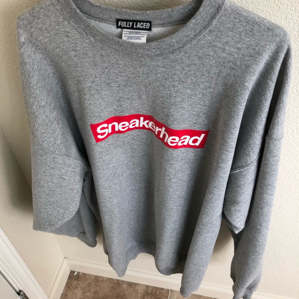 Sneaker head sweater